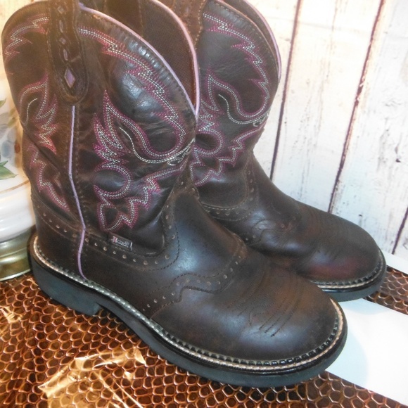 justin ladies gypsy 8in boots